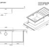 Νεροχύτης Ανοξείδωτος ένθετος - Apell Linear Plus LNP1001 R-110