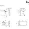 Νεροχύτης Συνθετικός ένθετος-Duralit KS105
