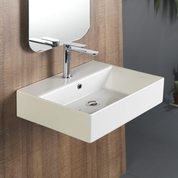 Νιπτήρας Κρεμαστός / Επιτραπέζιος - Bianco Ceramica Tetra N 32050