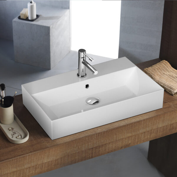 Νιπτήρας Κρεμαστός / Επιτραπέζιος - Bianco Ceramica Tetra N 32070