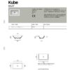 Νιπτήρας Υποκαθήμενος - GSI Kube 89549/89539
