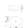 Nιπτήρας Επιτραπέζιος απο Φυσική πέτρα - Fossil Míca Marble DR55