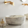 Nιπτήρας Επιτραπέζιος απο Φυσική πέτρα - Fossil Thalo Marble DR33/DR39
