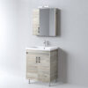 Σετ Έπιπλο Μπάνιου – SAVINA NATURAL OAK 65 9SSA065NO0W Πάγκος 61x44x82cm