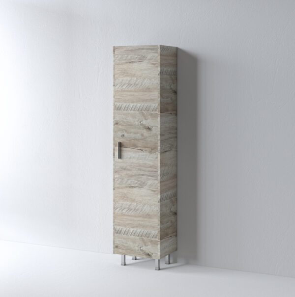 Στήλη - SAVINA NATURAL OAK 40 3CSA040NO0 επιδαπέδια ή κρεμαστή 40x32x160 – 170cm