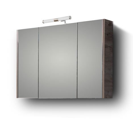 Σετ Έπιπλο Μπάνιου - SAVINA NATURAL OAK 100 9SSA100NO0W Πάγκος 97x44x83cm