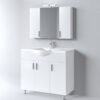Σετ Έπιπλο Μπάνιου - SIENA WHITE 100 9SSI100GL0W Πάγκο 96x34x83cm