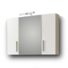 Σετ Έπιπλο Μπάνιου - SIENA WHITE 100 9SSI100GL0W Πάγκο 96x34x83cm