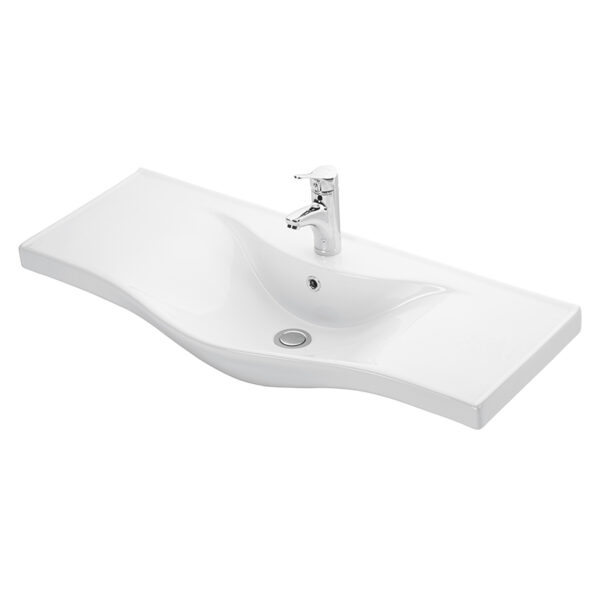Σετ Έπιπλο Μπάνιου - SIENA WHITE 75 9SSI075GL0W Πάγκο 72x34x83cm