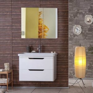 Σετ Έπιπλο Μπάνιου - BELE WHITE 80 9SBE080WH0 Πάγκο 80x46x55cm