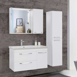 Σετ Έπιπλο Μπάνιου - DODE WHITE 100 9SDO100WH0 Πάγκο 100x44x60