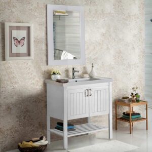 Σετ Έπιπλο Μπάνιου - OREO WHITE 80 9SOR080WH0 Πάγκο 80x45x82