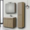 Στήλη - OMEGA BEIGE OAK 35 3COM035BO0 κρεμαστή 35x32x160 με δύο πόρτες