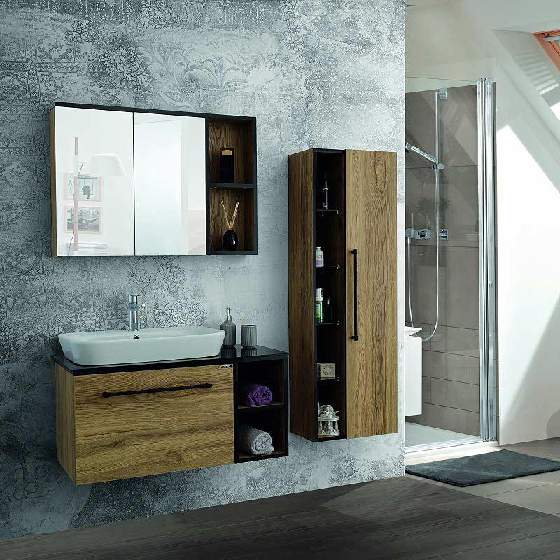 Βάση με ανοιγόμενη πόρτα Brown 8702 NEW BITOLA 60 KARAG 59x45x55cm