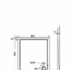 Ντουζιέρα Ακρυλική - Sirene Εxtra flat E8080/9090-300