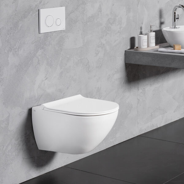 Λεκάνη Κρεμαστή - Bianco Ceramica REMO Rimless RM11500SC