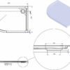 Ντουζιέρα Ακρυλική - Sirene Εxtra flat EQ12080-300-1/2