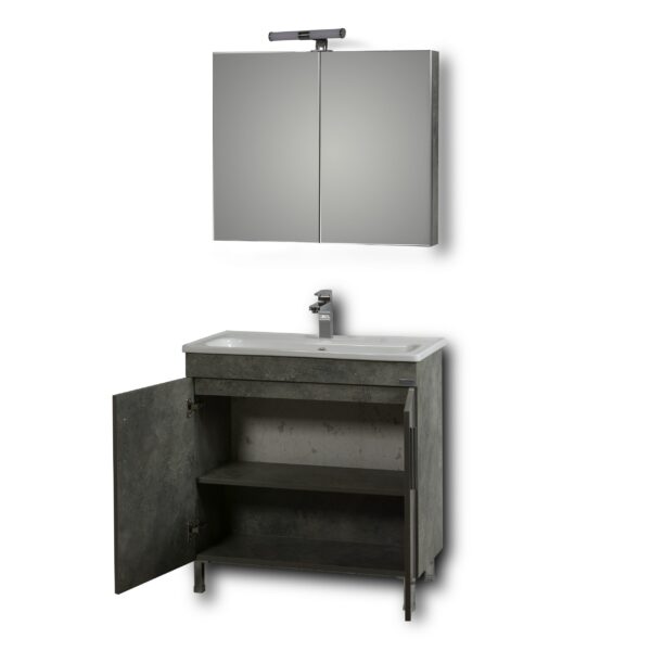 Σετ Έπιπλο Μπάνιου - SKOPELOS Berlin 80 9SSK080BE0W Πάγκος 78x36x83