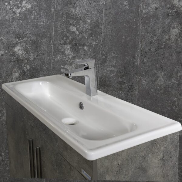 Σετ Έπιπλο Μπάνιου - SKOPELOS Berlin 80 9SSK080BE0W Πάγκος 78x36x83
