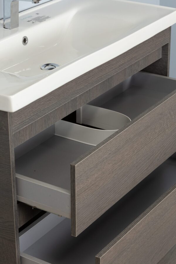 Σετ Έπιπλο Μπάνιου - SOFT GREY 100 (Anthracite) 9SSO100AO0W Πάγκος 97X45X60