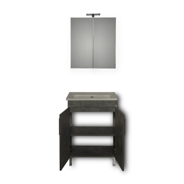 Σετ Έπιπλο Μπάνιου - SKOPELOS Berlin 60 9SSK060BE0W Πάγκος 58x36x83cm