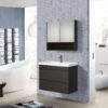 Σετ Έπιπλο Μπάνιου - SOFT GREY 80 (Anthracite) 9SSO080AO0 Πάγκος 78X45X60