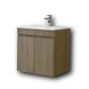 Σετ Έπιπλο Μπάνιου - OMEGA GREY OAK 60 9SOM065GONW Πάγκο 57x44x60