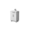 Σετ Έπιπλο Μπάνιου - SIENA WHITE 55 9SSI055GL0W Πάγκο 51x34x83cm