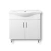 Σετ Έπιπλο Μπάνιου - SIENA WHITE 90 9SSI090GL0W Πάγκο 90x34x83cm
