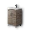 Σετ Έπιπλο Μπάνιου - SAVINA NATURAL OAK 55 9SSA055NO0W Πάγκος 51x44x83cm