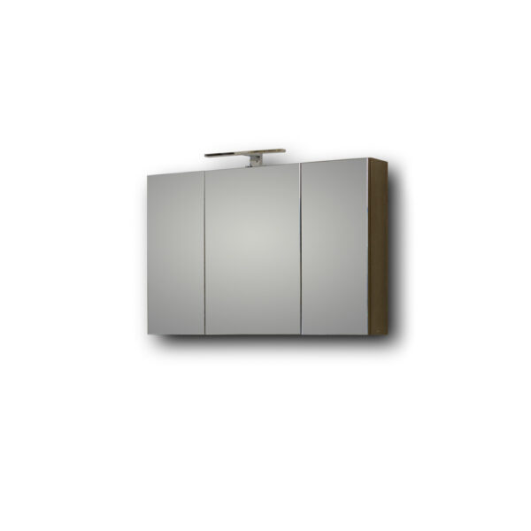 Σετ Έπιπλο Μπάνιου - OMEGA GREY OAK 120 9SOM120GOW Πάγκο 120x46x60 με μια γούρνα