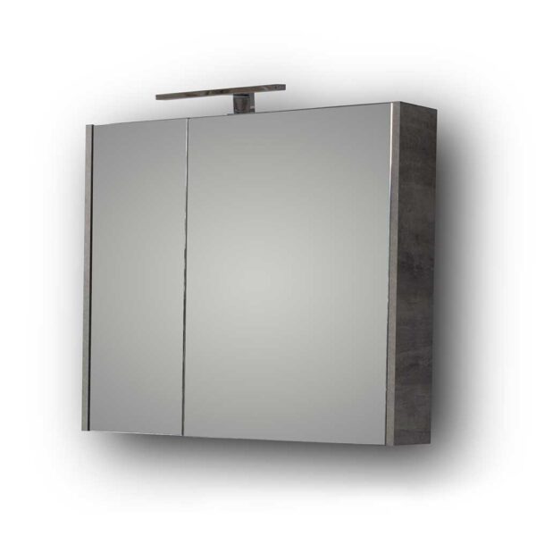 Σετ Έπιπλο Μπάνιου - SAVINA CEMENT 80 9SSA080CE0W Πάγκος 77x44x83cm