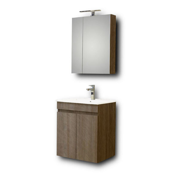 Σετ Έπιπλο Μπάνιου - Omega Berlin 55 9SOM055BENW Πάγκο 51x44x60cm