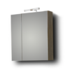 Σετ Έπιπλο Μπάνιου - OMEGA GREY OAK 60 9SOM065GONW Πάγκο 57x44x60