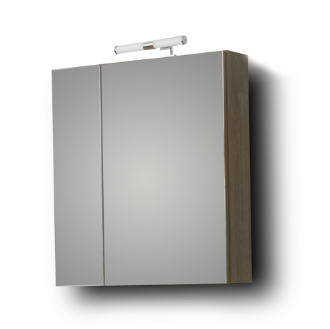Σετ Έπιπλο Μπάνιου - OMEGA GREY OAK 60 9SOM065GONW Πάγκο 57x44x60