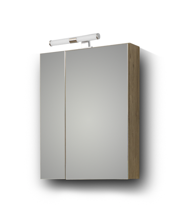 Σετ Έπιπλο Μπάνιου - OMEGA BEIGE OAK 55 9SOM055BONW Πάγκο 51x44x60