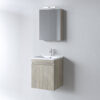 Σετ Έπιπλο Μπάνιου - OMEGA BEIGE OAK 55 9SOM055BONW Πάγκο 51x44x60