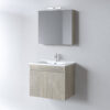 Σετ Έπιπλο Μπάνιου - OMEGA BEIGE OAK 75 9SOM075BONW Πάγκο 72x44x60
