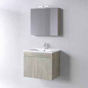 Σετ Έπιπλο Μπάνιου - OMEGA BEIGE OAK 75 9SOM075BONW Πάγκο 72x44x60