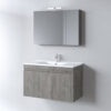 Σετ Έπιπλο Μπάνιου - OMEGA BERLIN 120 9SOM120BEW Πάγκο 120x46x60 με μια γούρνα