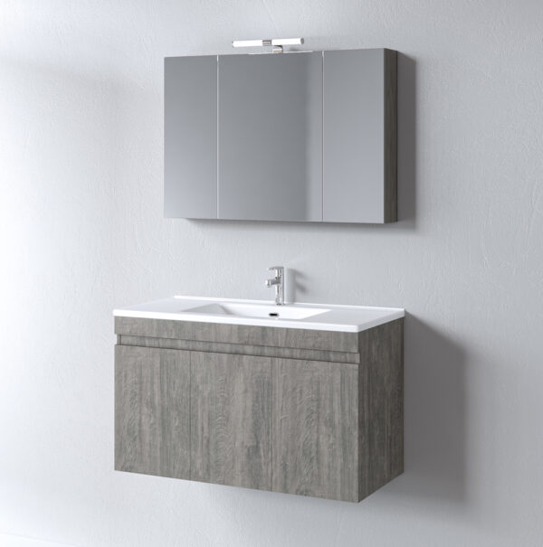 Σετ Έπιπλο Μπάνιου - OMEGA BERLIN 120 9SOM120BEW Πάγκο 120x46x60 με μια γούρνα