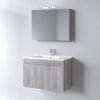 Σετ Έπιπλο Μπάνιου - OMEGA GREY OAK 85 9SOM085GO0W Πάγκο 82x44x60