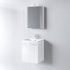 Σετ Έπιπλο Μπάνιου - OMEGA WHITE 55 9SOM055GL0W Πάγκο 51x44x60