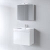 Σετ Έπιπλο Μπάνιου - OMEGA WHITE 75 9SOM075GLNW Πάγκο 72x44x60