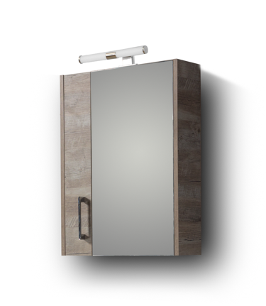 Σετ Έπιπλο Μπάνιου - SAVINA NATURAL OAK 55 9SSA055NO0W Πάγκος 51x44x83cm