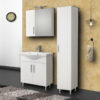 Σετ Έπιπλο Μπάνιου - SIENA WHITE 75 9SSI075GL0W Πάγκο 72x34x83cm