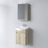 Σετ Έπιπλο Μπάνιου - SIENA SONOMA 45 9SSI045SN0W Πάγκο 45x44x83cm
