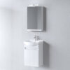 Σετ Έπιπλο Μπάνιου - SIENA WHITE 45 9SSI045GL0W Πάγκο 45x44x83cm