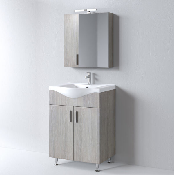 Σετ Έπιπλο Μπάνιου - SIENA HARMONY NEW 65 9SSI065HN0W Πάγκο 61x34x83cm