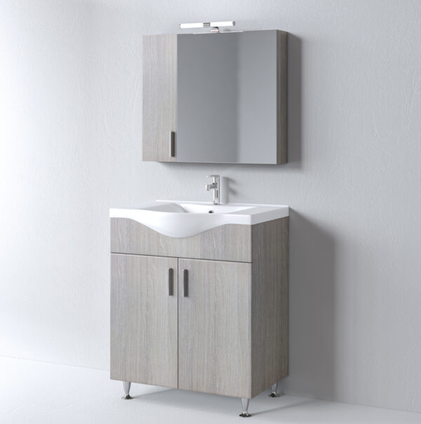 Σετ Έπιπλο Μπάνιου - SIENA HARMONY NEW 75 9SSI075HN0W Πάγκο 72x34x83cm